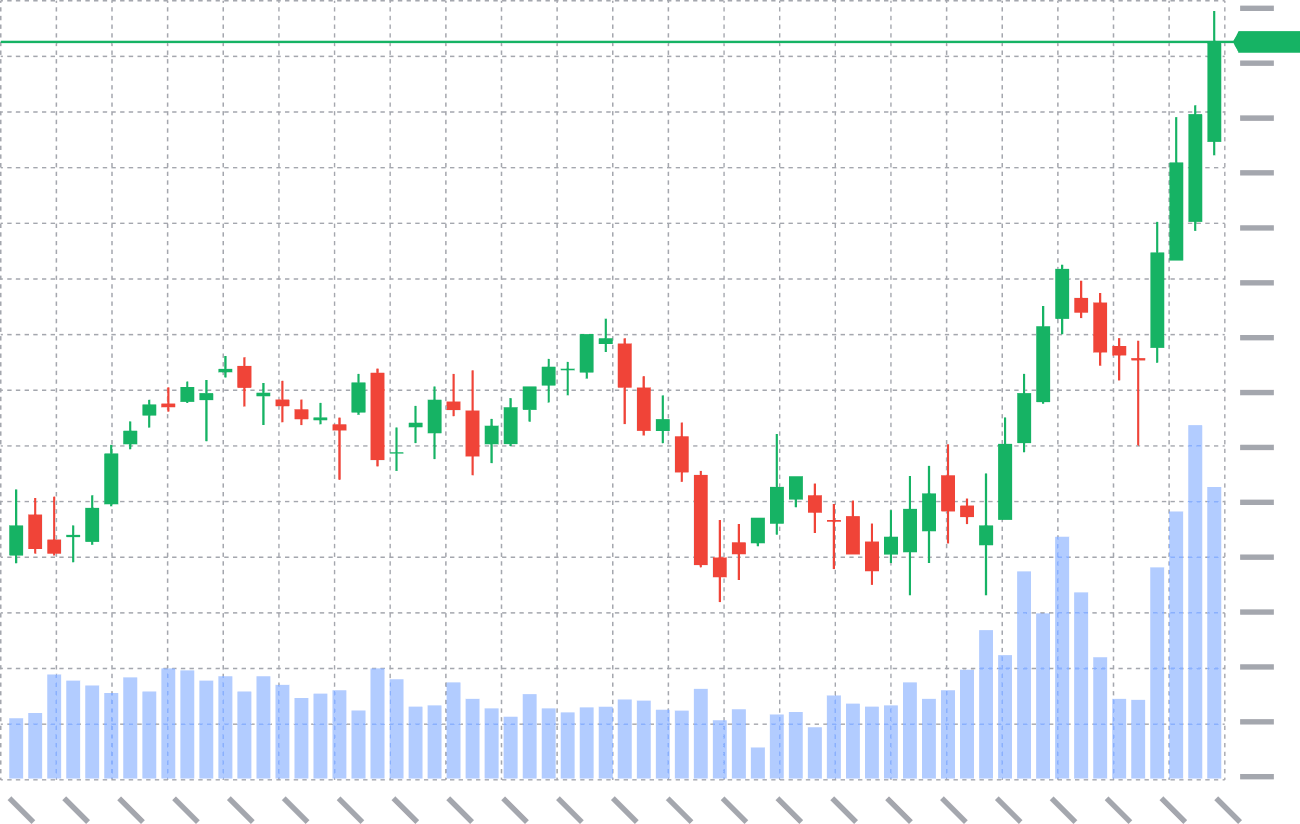 Profit and loss candle